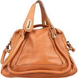Chloé Grained Leather Paraty Shoulder Handbag