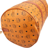 MCM Monogram Visetos Boston 50 Travel Bag