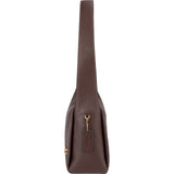 Coach Brown Pebbled Leather Lola C Shoulder Bag