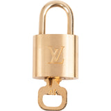 Louis Vuitton Classic Brushed Gold Lock Schloss Padlock (317)