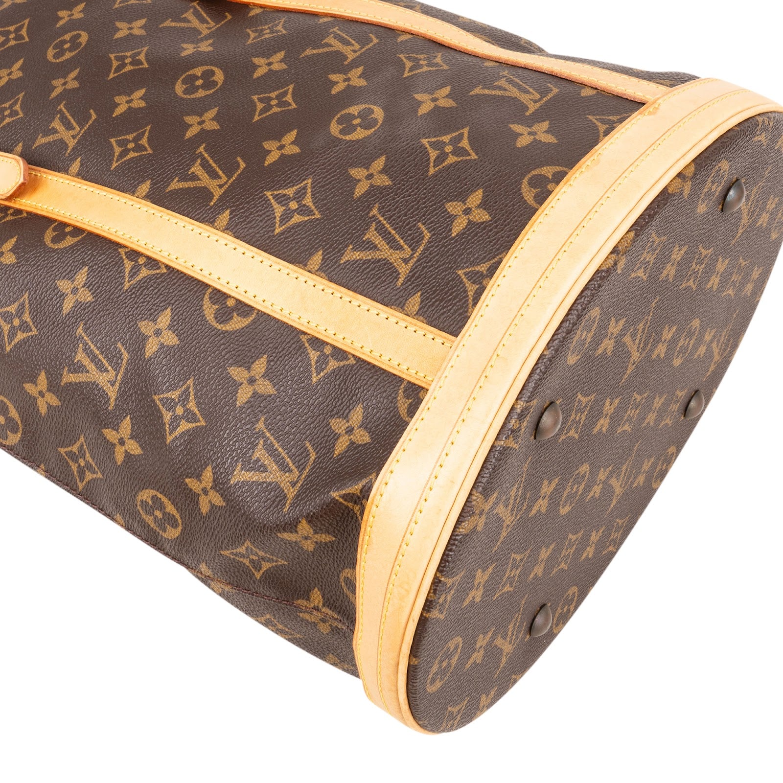 Louis Vuitton Monogram Canvas Bucket GM Shoulder Bag - vintageandkickz