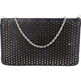 Christian Louboutin Leather Spiked Loubiposh Crossbody Bag