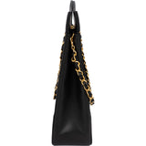 Chanel Quilted Lambskin 24K Gold Iconic Cutout Handle Handbag