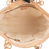 Gucci Monogram GG Metallic Canvas Lovely Heartbit Tote Handbag