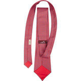 Hermès Geometric Flower Dot Print Silk Tie Krawatte