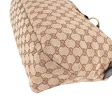 Gucci Monogram GG Canvas Horsebit Ring Hobo Shoulder Bag