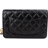 Chanel Quilted Lambskin Pearl Crush Wallet On Chain Crossbody Bag