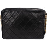 Chanel Quilted Lambskin Tassel Camera Crossbody Bag