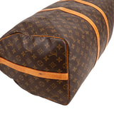 Louis Vuitton Monogram Canvas Keepall 55 Bandoulière Travel Bag