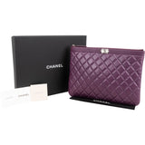 Chanel Quilted Lambskin CC Boy Clutch