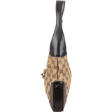 Gucci Monogram GG Canvas Jackie Web Stripe Shoulder Bag