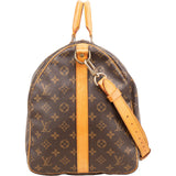 Louis Vuitton Monogram Canvas Keepall 55 Bandoulière Travel Bag