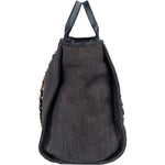 Chanel Denim Deauville Tote Shoulder Bag - vintageandkickz