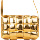 Bottega Veneta Metallic Leather Padded Cassette Crossbody Bag