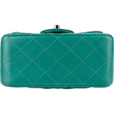Chanel Quilted Lambskin Mini Rectangular Single Flap Crossbody Bag
