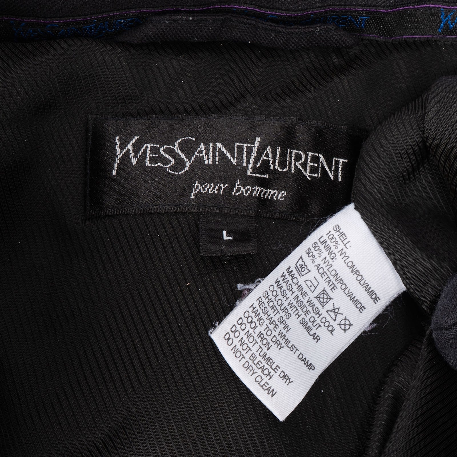 [🔄️B33 / F75] Yves Saint Laurent Lauren Black Puffer Down Jacket - vintageandkickz