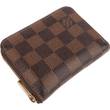 Louis Vuitton Monogram Damier Ebene Zippy Coin Wallet