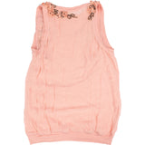 Galliano Pink Floral Embellished 2 in 1 Top (M)