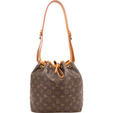 Louis Vuitton Monogram Canvas Sac Noé Petit Shoulder Bag