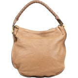 Chloé Pebbled Leather Marcie Saddle Hobo Shoulder Bag