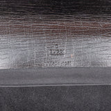 Gucci Monogram GG Canvas Bamboo Clutch Bag