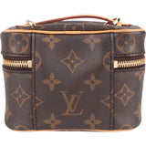 Louis Vuitton Monogram Canvas Nice Nano Vanity Handbag