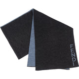 Fendi Reversible Wool Logo Scarf