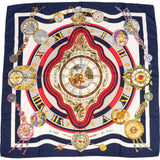 Hermès La Ronde des Heures Silk 90 Scarf Tuch