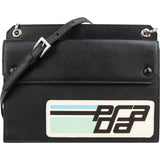 Prada Saffiano Leather Sporty FW Patch Crossbody Bag