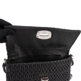 Miu Miu Matelassé Nappa Leather Crystal Flap Shoulder Bag