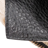 Gucci Pebbled Calfskin Soho Wristlet Pouch Wallet