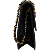 Chanel Quilted Lambskin 24K Single Flap Shoulder Bag