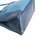 Prada Bicolor Saffiano Leather Galleria Handbag