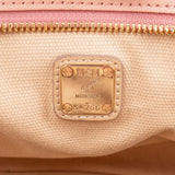 MCM Monogram Visetos Rabbit Reversible Liz Shopper Tote Bag