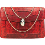 Bulgari Lizard-Embossed Leather Serpenti Forever Shoulder Bag