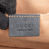 Gucci Monogram GG Supreme Canvas Padlock Bees Print Shoulder Bag
