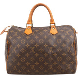 Louis Vuitton Monogram Canvas Speedy 30 Handbag