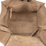 Céline Drummed Calfskin Phantom Handbag