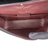Chanel Quilted Caviar Leather Small Double Flap Shoulder Bag