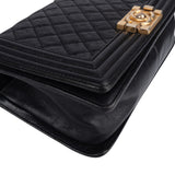 [🔄️B11 / F26] Chanel Quilted Lambskin Medium Boy Crossbody Bag - vintageandkickz