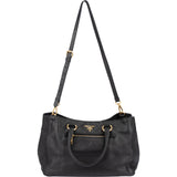 Prada Black Nappa Leather Tote Handbag