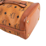 MCM Monogram Visetos Heritage Drawstring Bucket Crossbody Bag