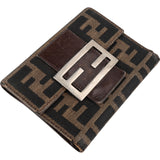 Fendi FF Monogram Baguette Buckle Wallet - vintageandkickz