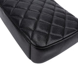 Chanel Caviar Leather Mini Rectangular Flap Coin Crossbody Bag