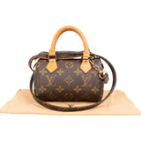 Louis Vuitton Monogram Canvas Mini Speedy Crossbody Handbag