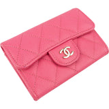 Chanel Quilted Caviar Leather Classic Small Flap Wallet