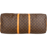 Louis Vuitton Monogram Canvas Keepall 60 Bandoulière Travel Bag