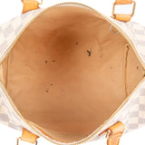 Louis Vuitton Monogram Damier Azur Speedy 30 Handbag