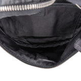 MCM Black Leather Visetos Stark Belt Crossbody Bag