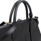 Louis Vuitton Noir Epi Leather Marly MM Handbag M94612
